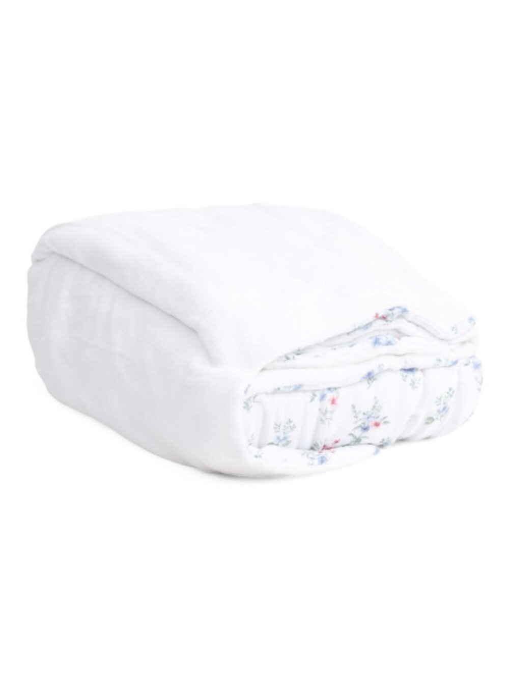 THE FARMHOUSE BY RACHEL ASHWELL Briarfield Bouquet Reversible Gauze Blanket - Picture 4 of 5